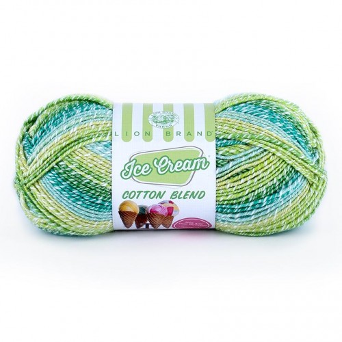 Lion Brand Ice Cream Cotton Blend Lime